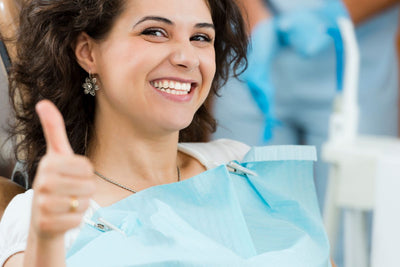 smiling women patient